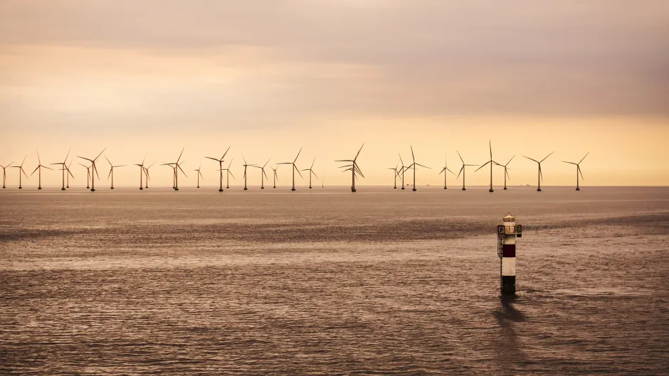 Windräder im Meer